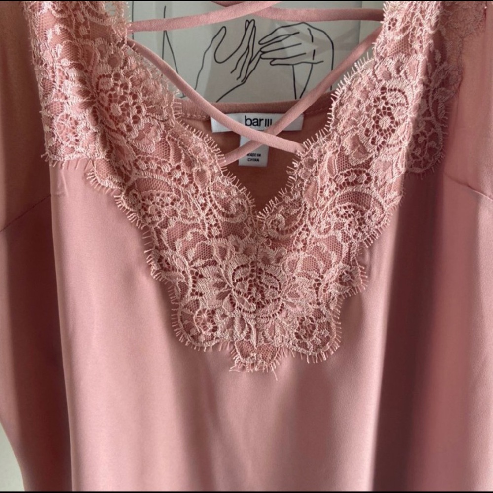 dusty rose lace blouse 🌷 MSSSAGE BEFORE BUYING